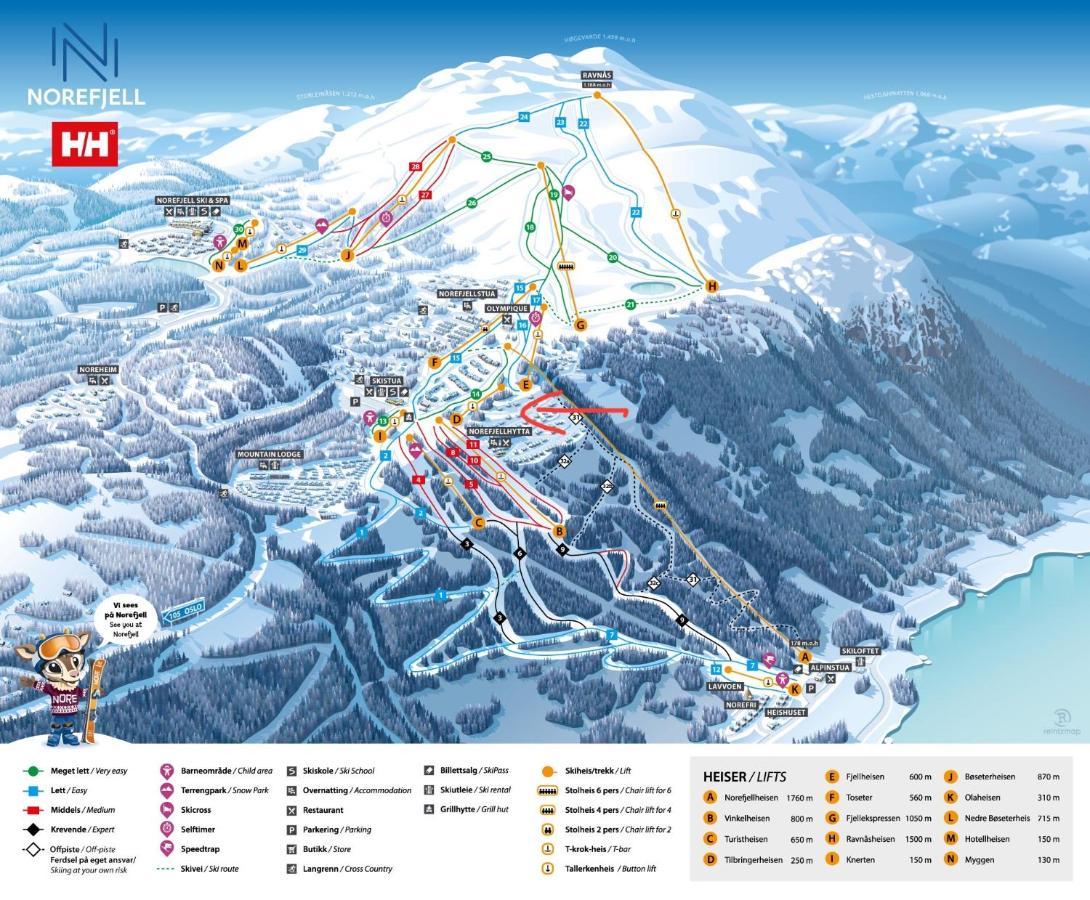 Ny Leilighet Pa Norefjell - Ski In/Out Noresund Exterior foto